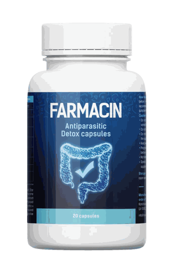 Balení doplňku stravy Farmacin, 20 kapslí